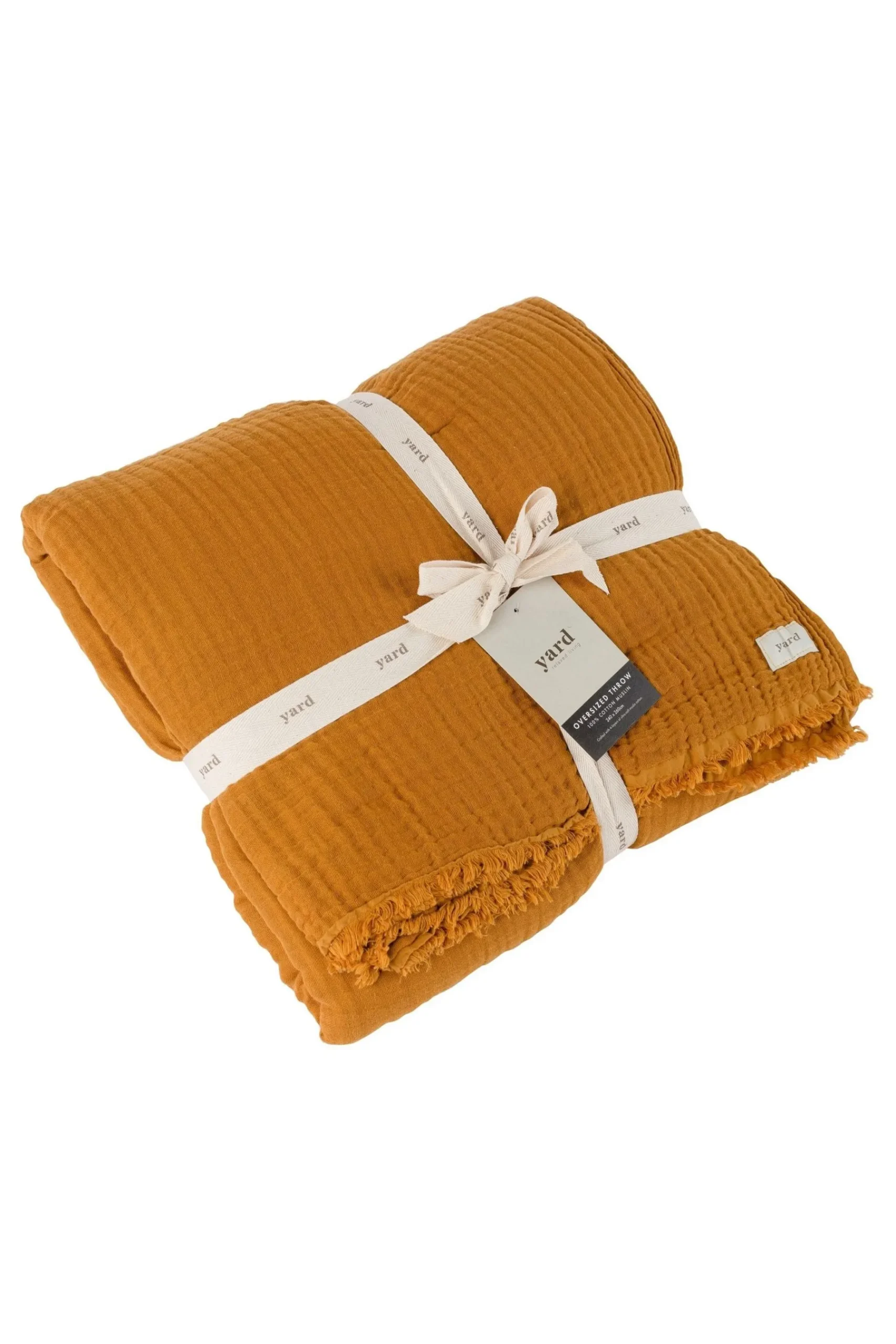 Lark 4 Layer Muslin Crinkle 100% Cotton Throw*Yard Clearance