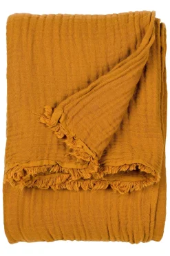 Lark 4 Layer Muslin Crinkle 100% Cotton Throw*Yard Clearance
