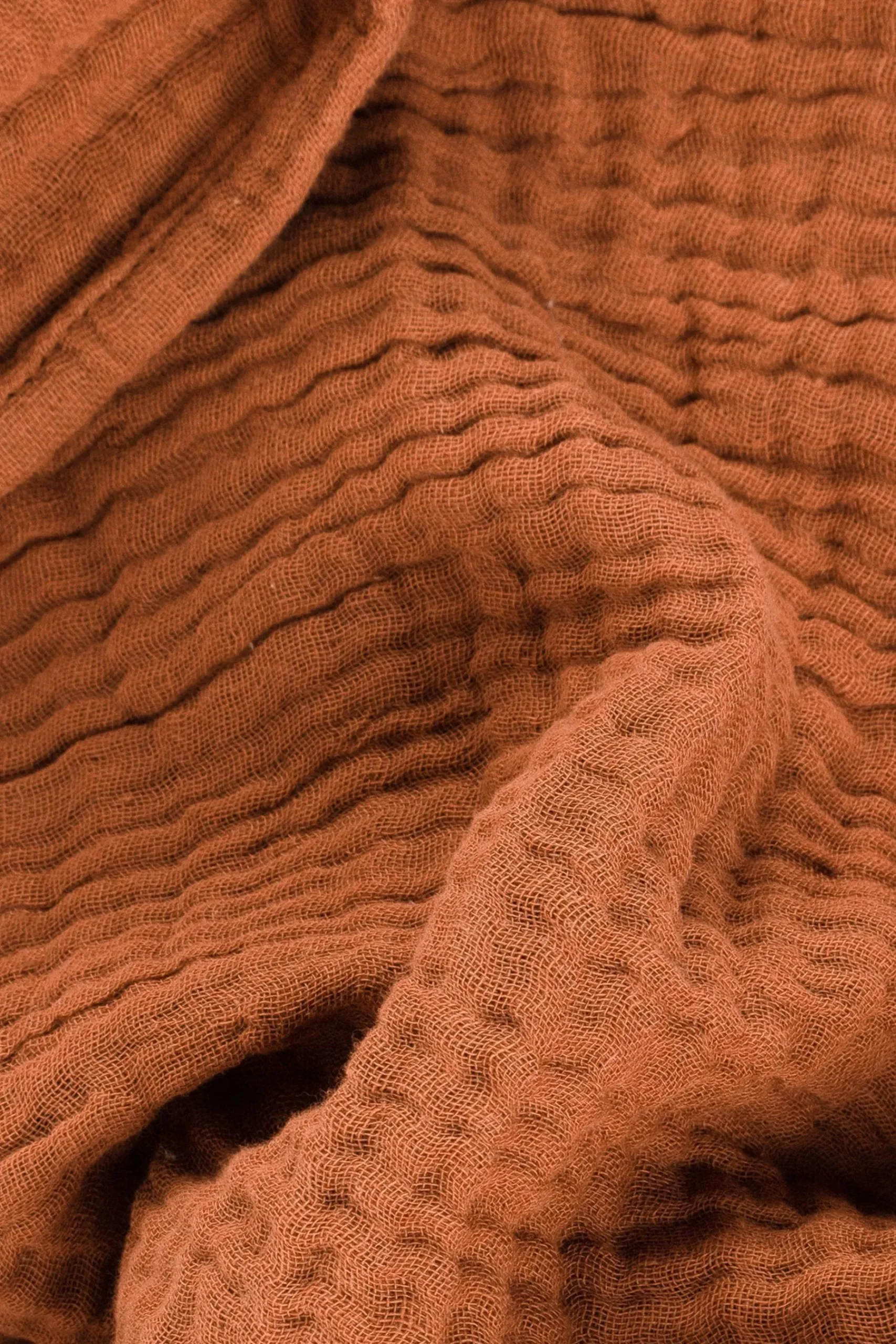 Lark 4 Layer Muslin Crinkle 100% Cotton Throw*Yard Clearance