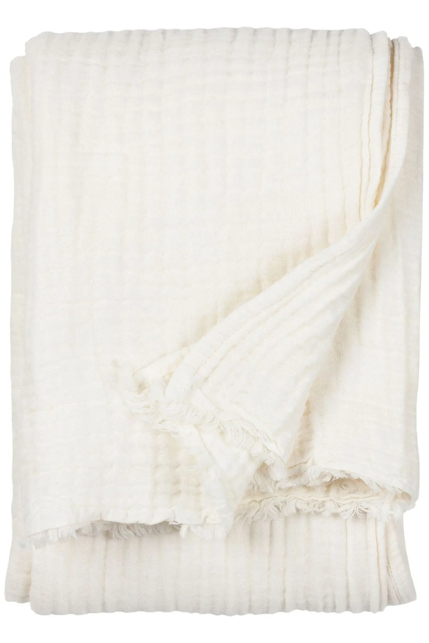 Lark 4 Layer Muslin Crinkle 100% Cotton Throw*Yard Clearance