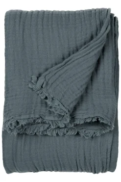 Lark 4 Layer Muslin Crinkle 100% Cotton Throw*Yard Clearance