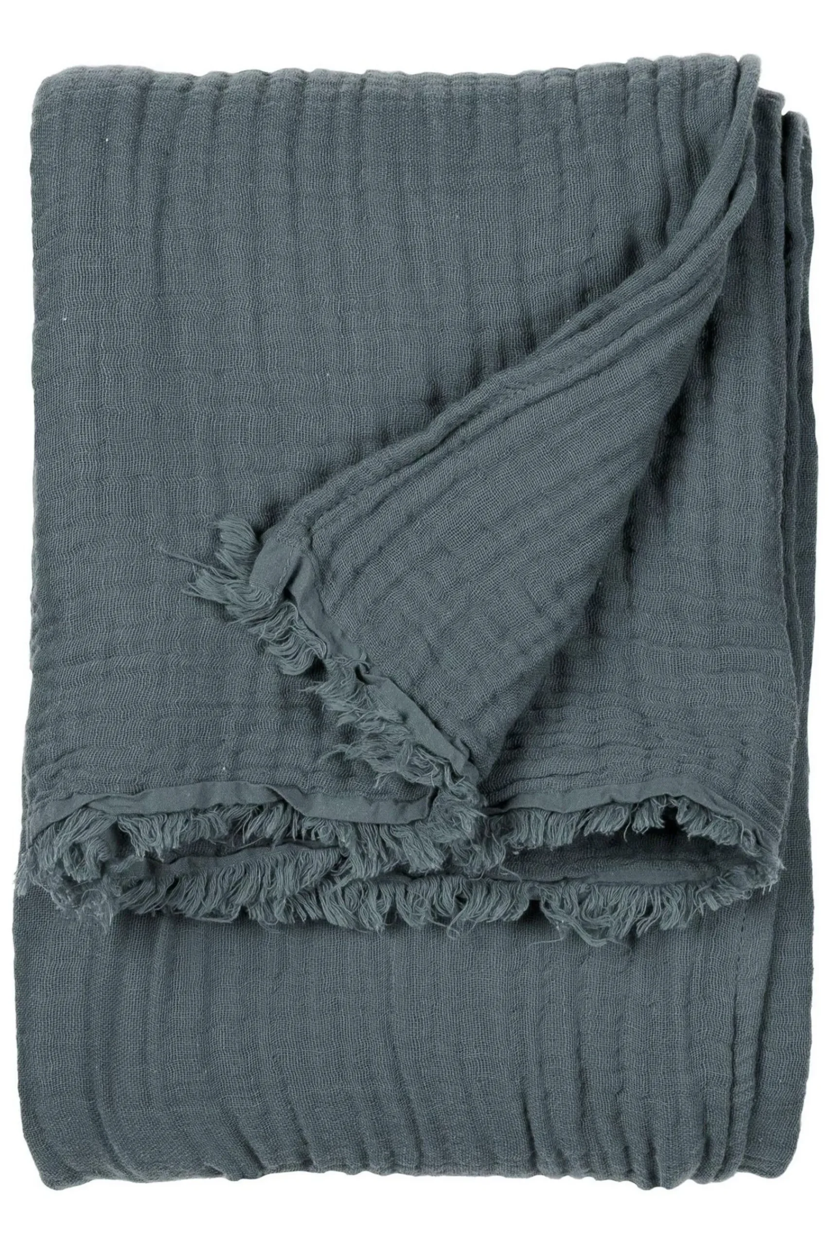 Lark 4 Layer Muslin Crinkle 100% Cotton Throw*Yard Clearance