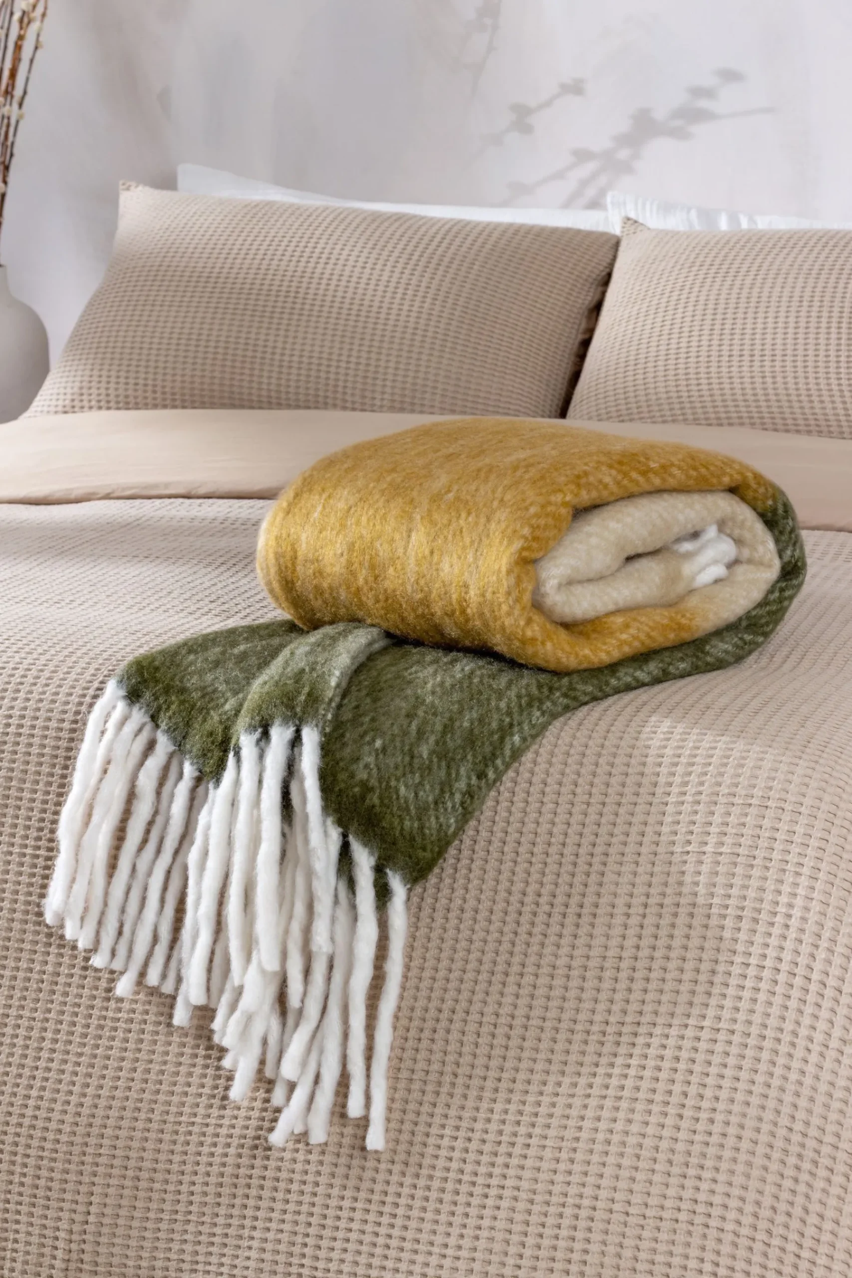 Rawton Ombre Herringbone Throw*Yard Flash Sale